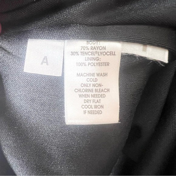 LOFT Black & Gray Zebra Print Sleeveless Cowl Neck Dress Size Medium - Picture 6 of 8